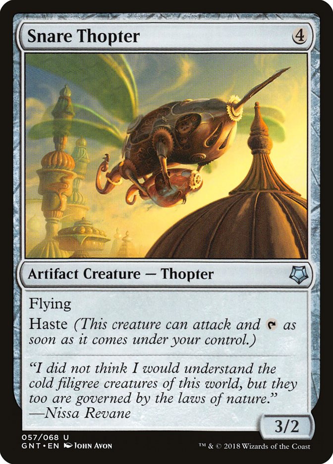 Snare Thopter [Game Night] | Card Citadel