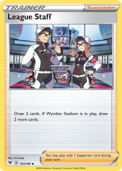 League Staff (153/185) [Sword & Shield: Vivid Voltage] | Card Citadel