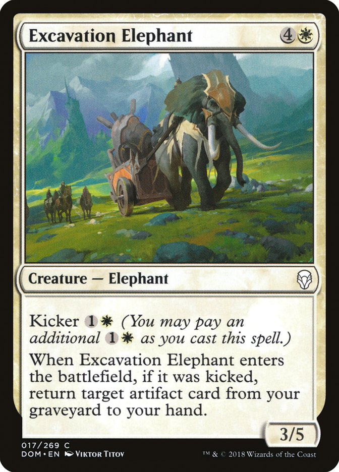 Excavation Elephant [Dominaria] | Card Citadel