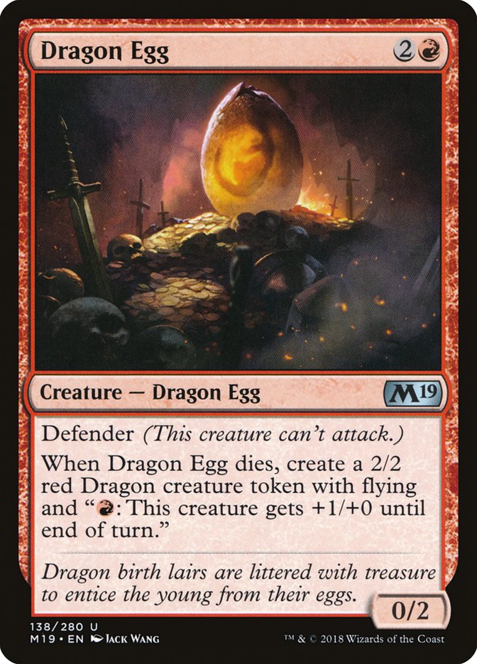 Dragon Egg [Core Set 2019] | Card Citadel