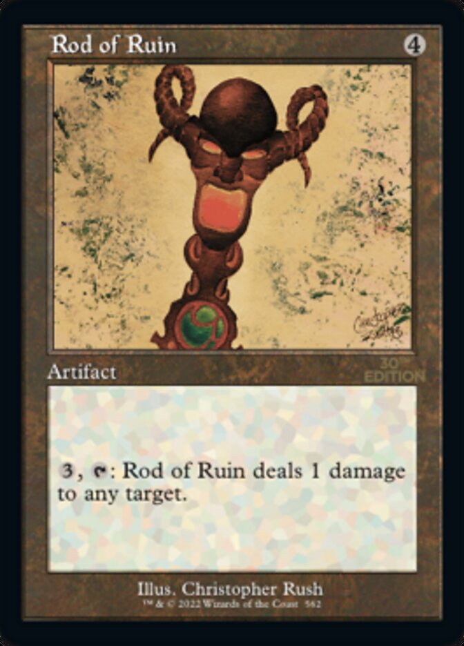 Rod of Ruin (Retro) [30th Anniversary Edition] | Card Citadel