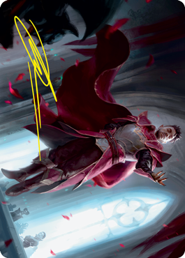 Markov Waltzer Art Card (Gold-Stamped Signature) [Innistrad: Crimson Vow Art Series] | Card Citadel