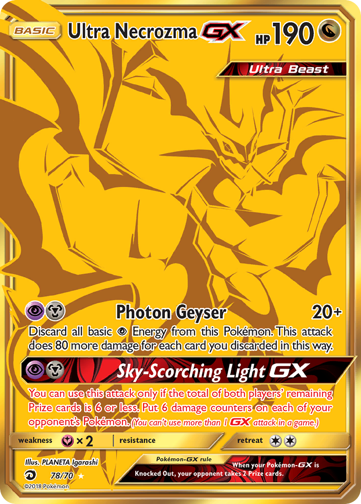 Ultra Necrozma GX (78/70) [Sun & Moon: Dragon Majesty] | Card Citadel