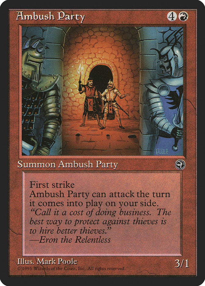 Ambush Party (Eron Flavor Text) [Homelands] | Card Citadel