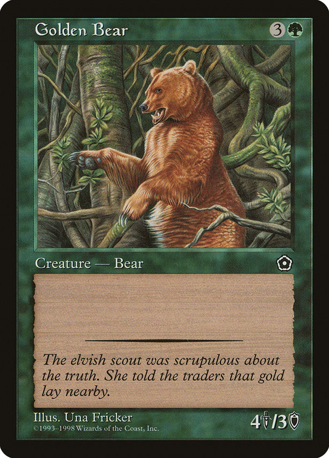 Golden Bear [Portal Second Age] | Card Citadel