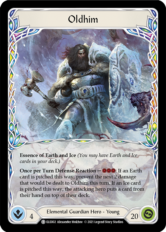 Oldhim // Frostbite [ELE111] (Tales of Aria)  1st Edition Normal | Card Citadel