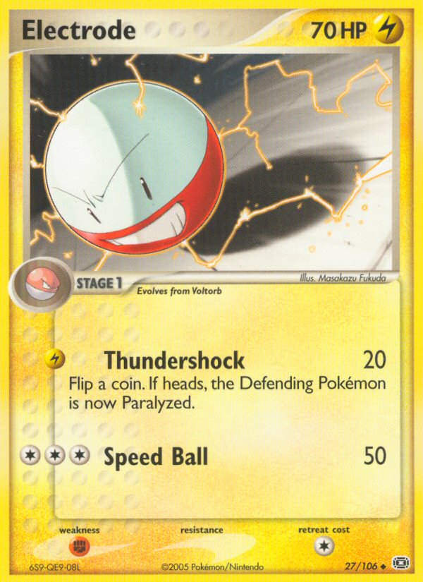 Electrode (27/106) [EX: Emerald] | Card Citadel