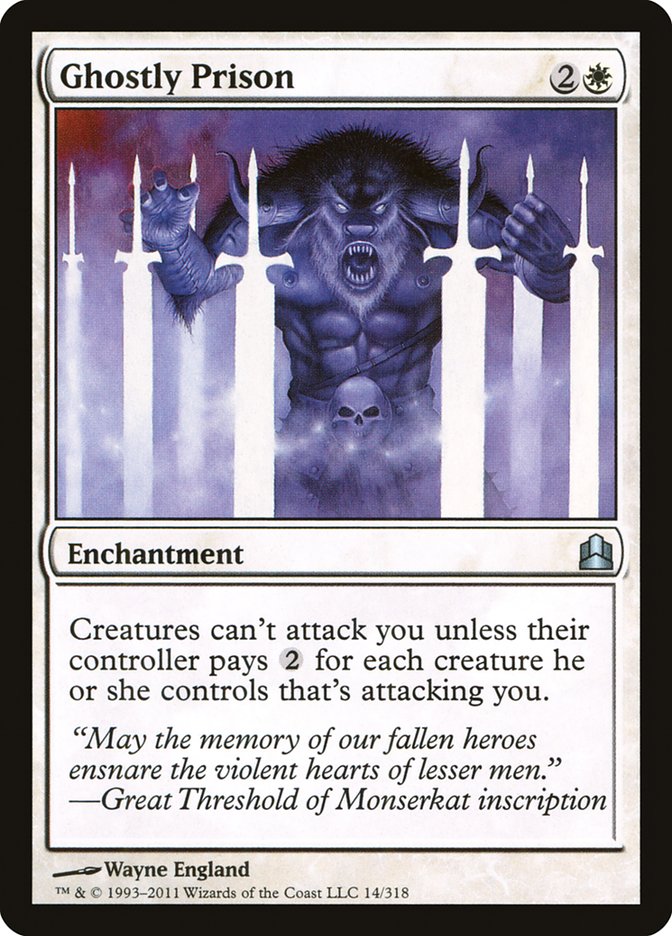 Ghostly Prison [Commander 2011] | Card Citadel