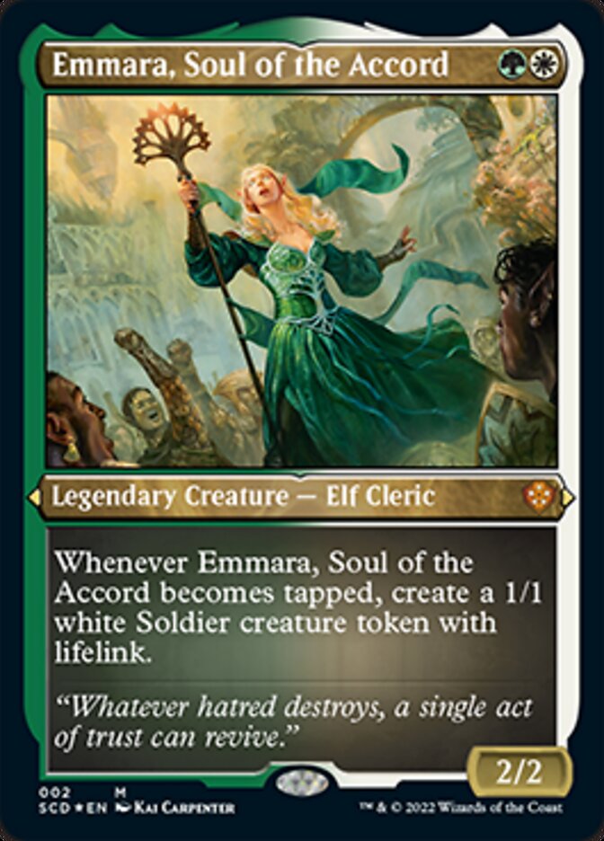 Emmara, Soul of the Accord (Foil Etched) [Starter Commander Decks] | Card Citadel