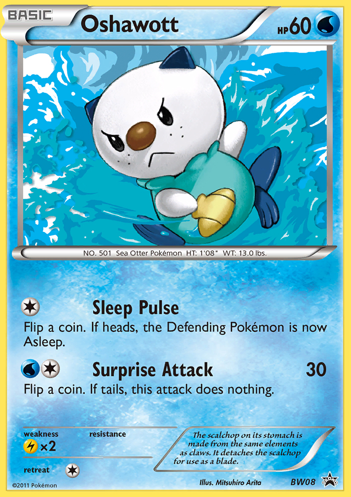 Oshawott (BW08) [Black & White: Black Star Promos] | Card Citadel