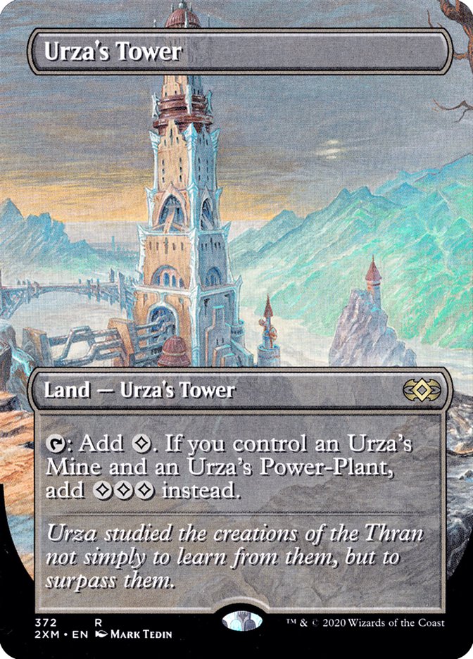 Urza's Tower (Borderless) [Double Masters] | Card Citadel