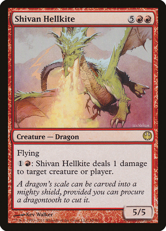 Shivan Hellkite [Duel Decks: Knights vs. Dragons] | Card Citadel