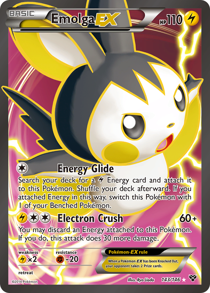 Emolga EX (143/146) [XY: Base Set] | Card Citadel