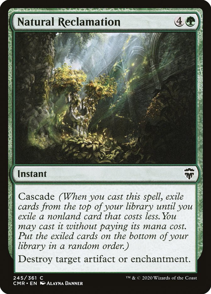 Natural Reclamation [Commander Legends] | Card Citadel