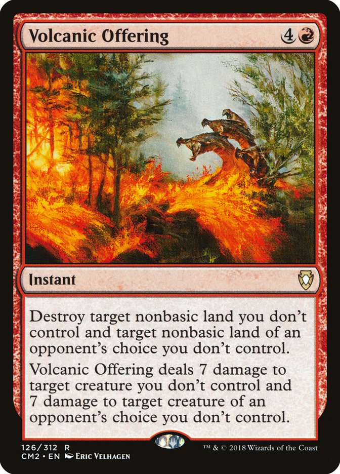 Volcanic Offering [Commander Anthology Volume II] | Card Citadel