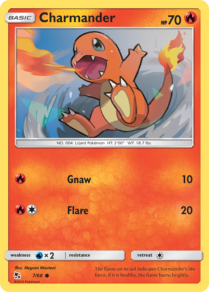 Charmander (7/68) [Sun & Moon: Hidden Fates] | Card Citadel