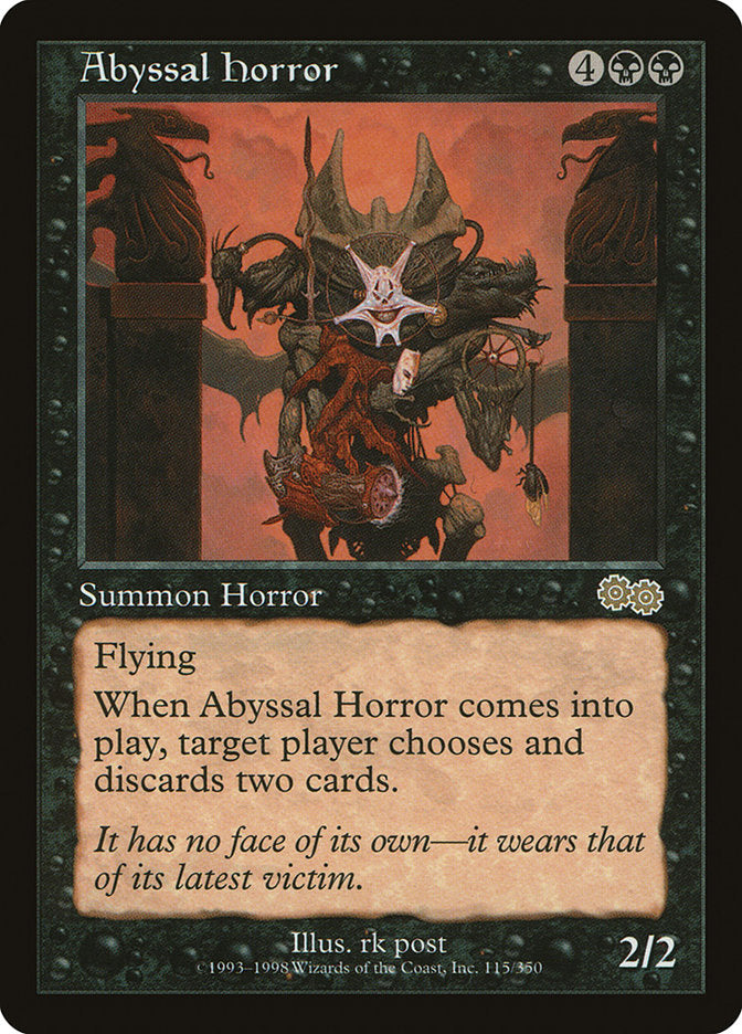 Abyssal Horror [Urza's Saga] | Card Citadel