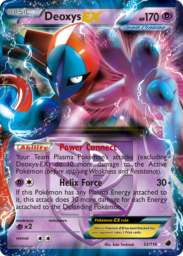 Deoxys EX (53/116) [Black & White: Plasma Freeze] | Card Citadel