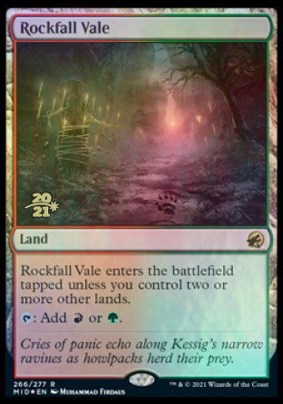 Rockfall Vale [Innistrad: Midnight Hunt Prerelease Promos] | Card Citadel