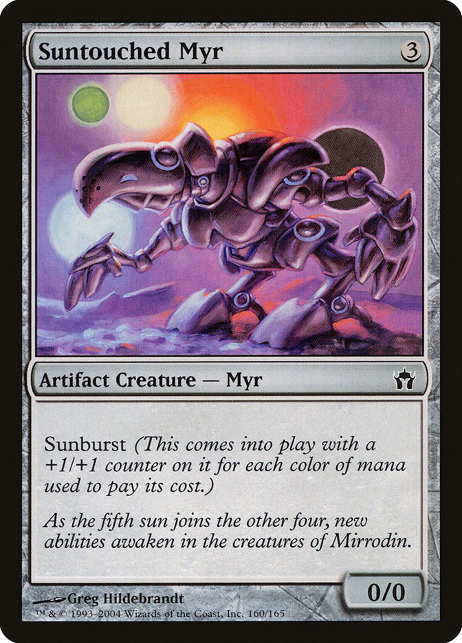 Suntouched Myr [Fifth Dawn] | Card Citadel