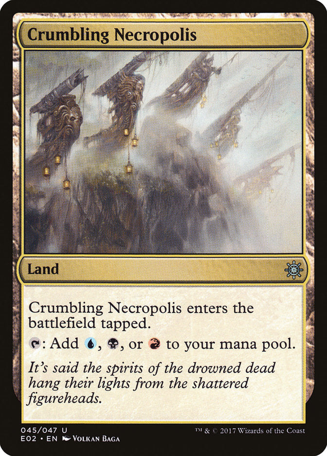 Crumbling Necropolis [Explorers of Ixalan] | Card Citadel