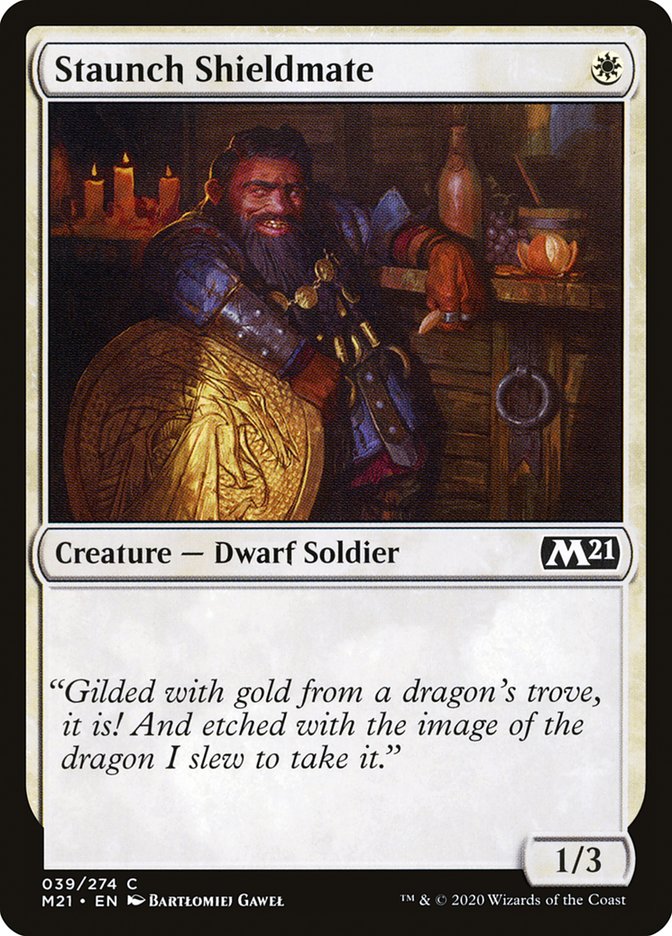 Staunch Shieldmate [Core Set 2021] | Card Citadel