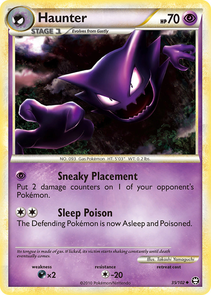 Haunter (35/102) [HeartGold & SoulSilver: Triumphant] | Card Citadel