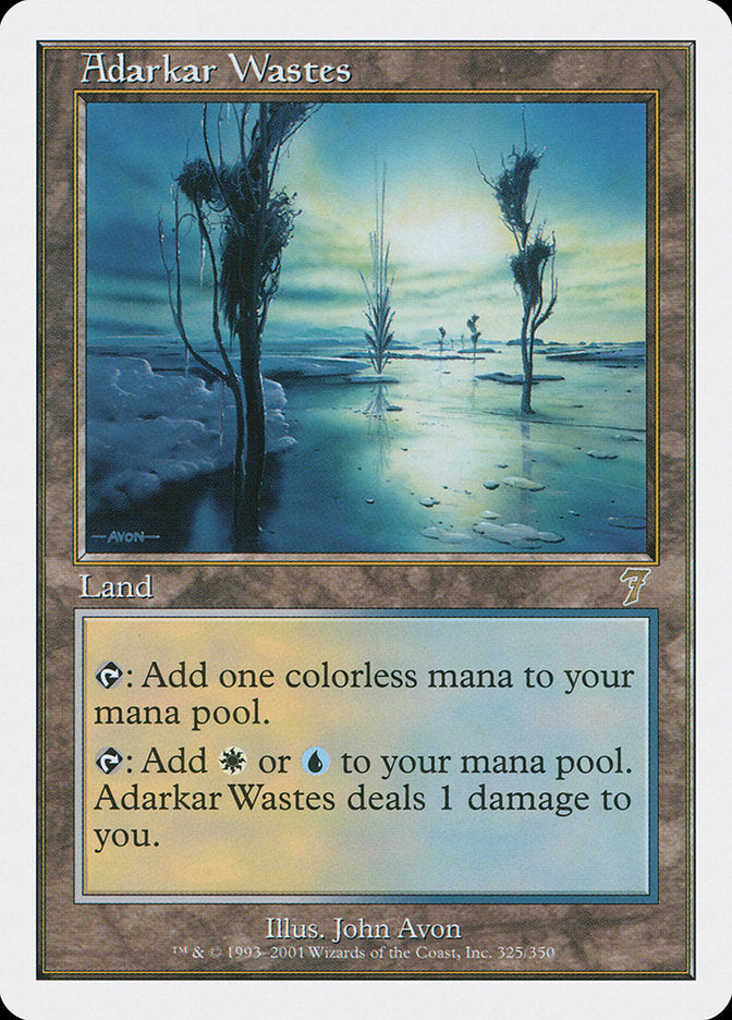 Adarkar Wastes [Seventh Edition] | Card Citadel