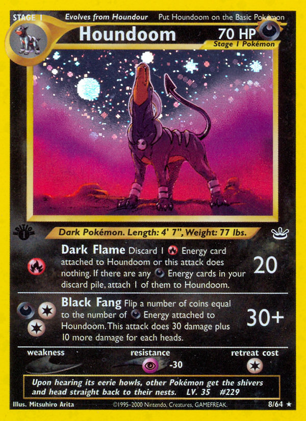 Houndoom (8/64) [Neo Revelation 1st Edition] | Card Citadel