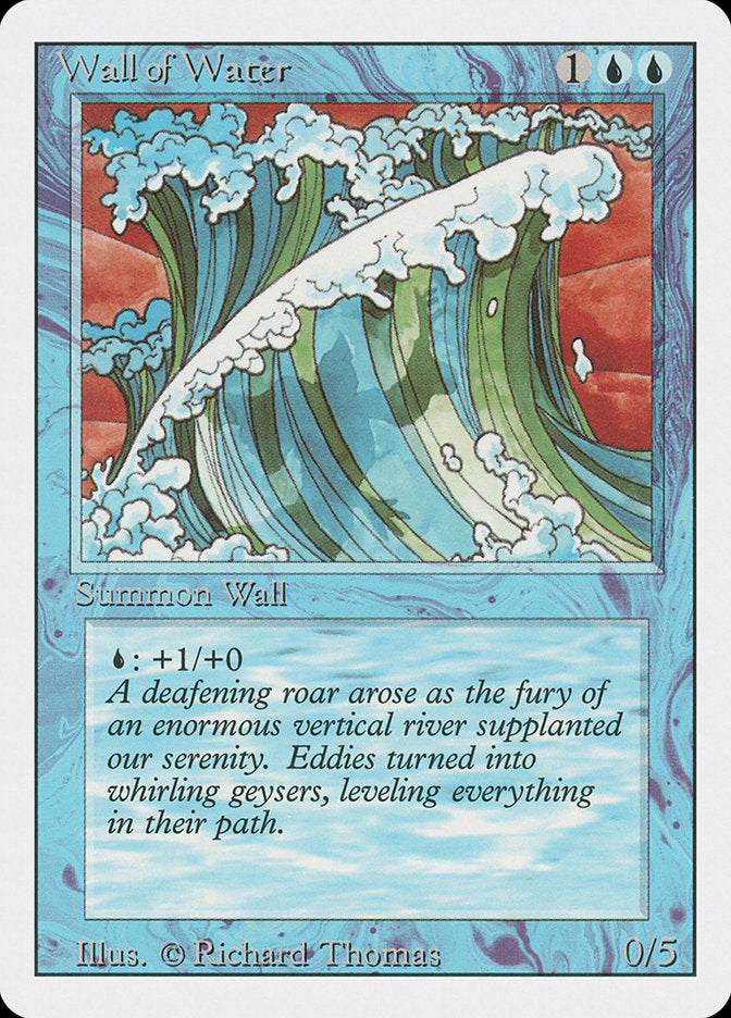 Wall of Water [Revised Edition] | Card Citadel
