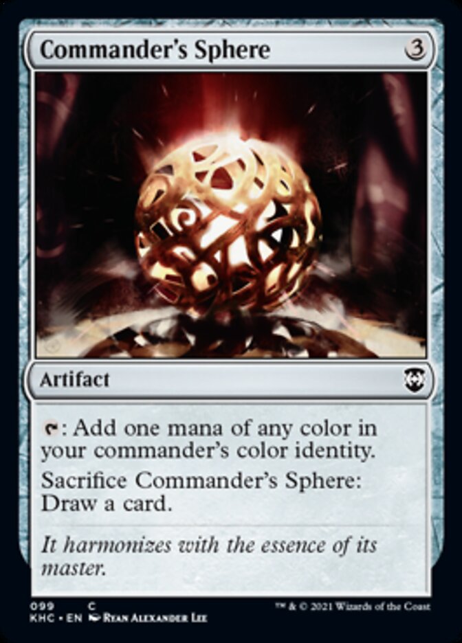 Commander's Sphere [Kaldheim Commander] | Card Citadel