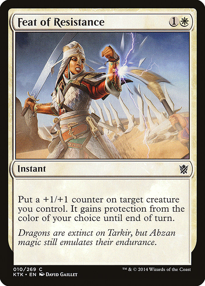 Feat of Resistance [Khans of Tarkir] | Card Citadel