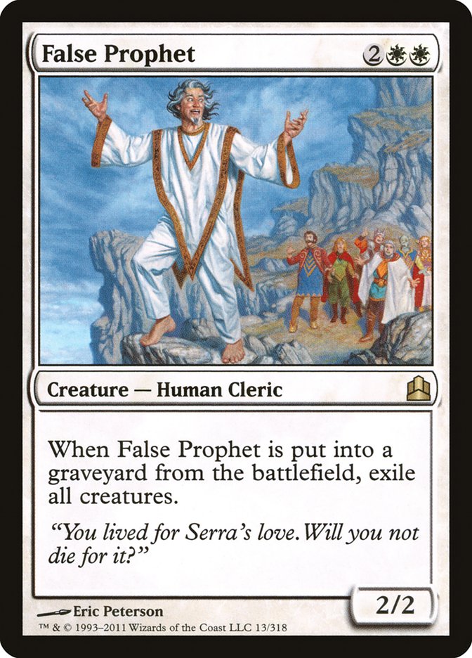 False Prophet [Commander 2011] | Card Citadel