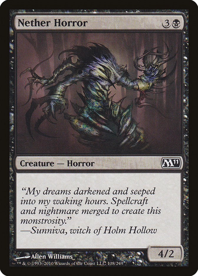 Nether Horror [Magic 2011] | Card Citadel