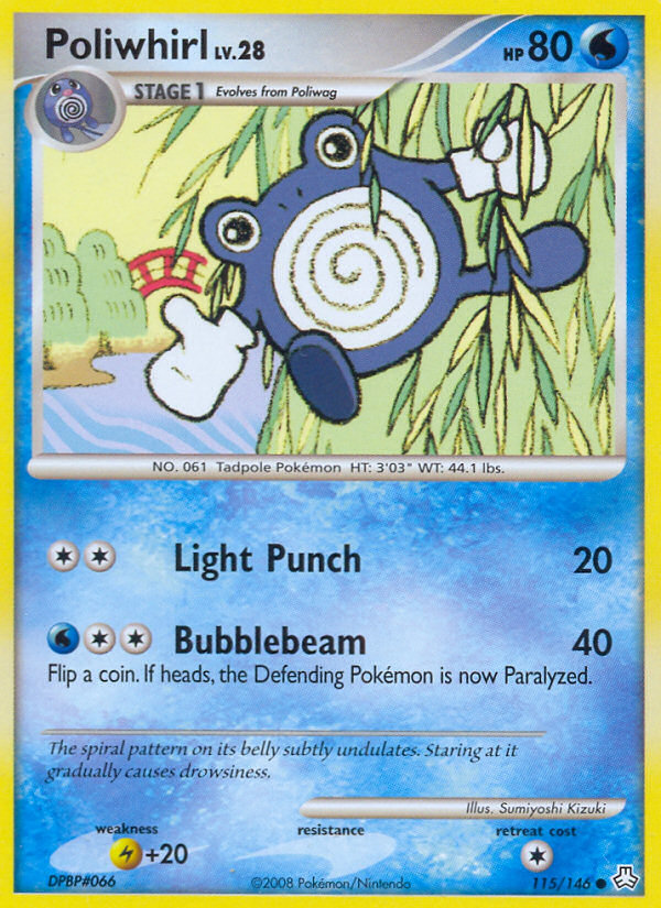 Poliwhirl (115/146) [Diamond & Pearl: Legends Awakened] | Card Citadel