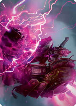 Voltage Surge Art Card [Kamigawa: Neon Dynasty Art Series] | Card Citadel