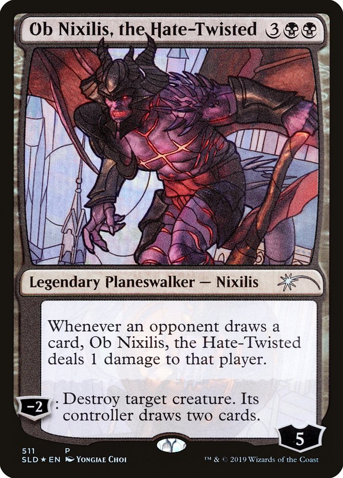 Ob Nixilis, the Hate-Twisted (Stained Glass) [Secret Lair Drop Promos] | Card Citadel
