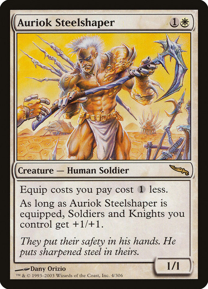 Auriok Steelshaper [Mirrodin] | Card Citadel