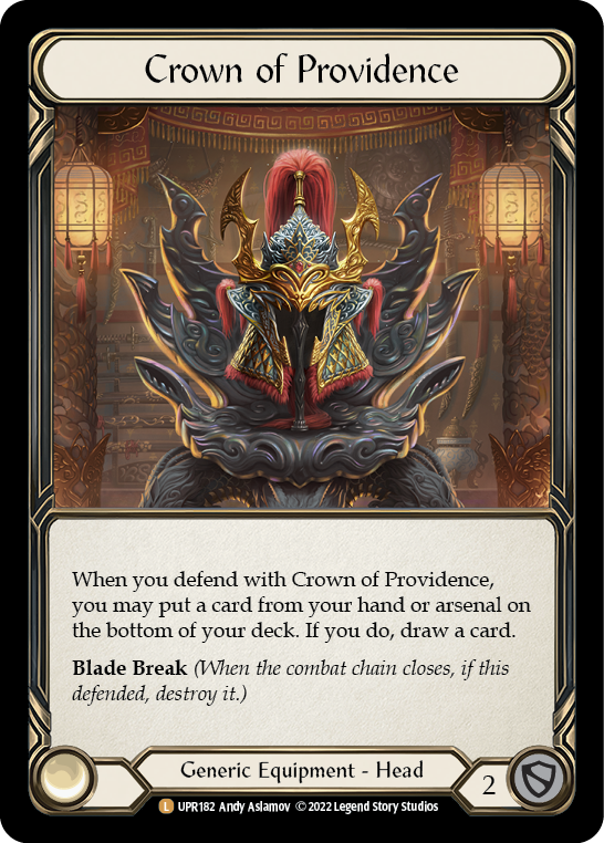 Crown of Providence [UPR182] (Uprising)  Cold Foil | Card Citadel