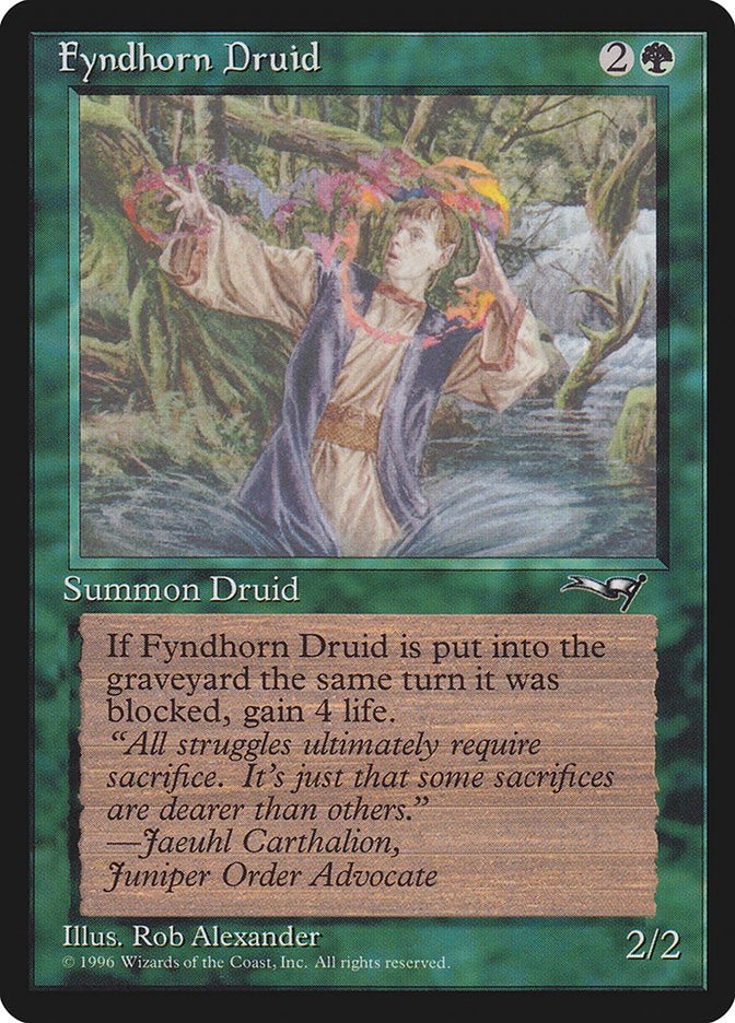 Fyndhorn Druid (Flame Circle) [Alliances] | Card Citadel