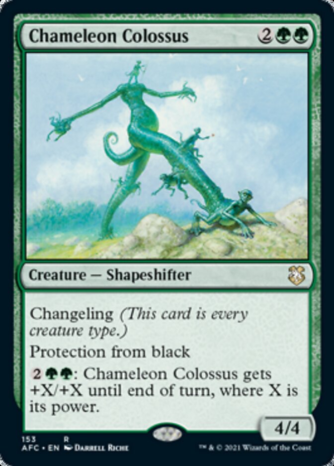 Chameleon Colossus [Dungeons & Dragons: Adventures in the Forgotten Realms Commander] | Card Citadel