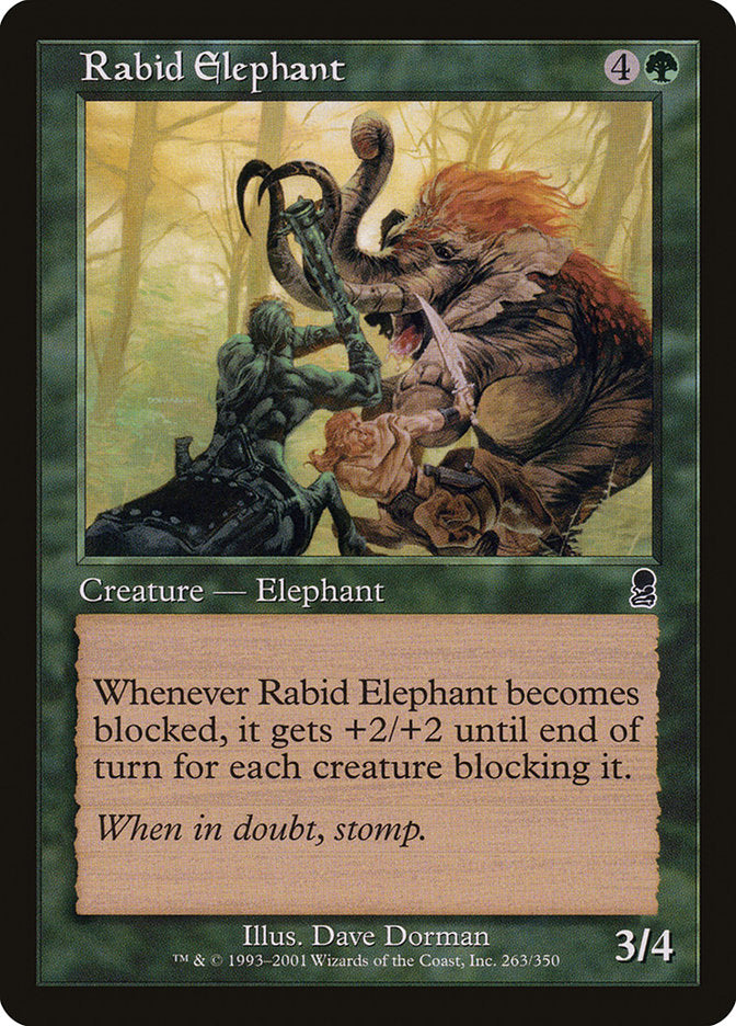 Rabid Elephant [Odyssey] | Card Citadel