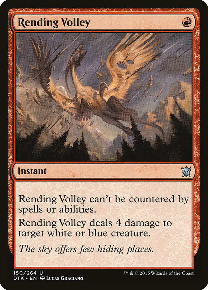 Rending Volley [Dragons of Tarkir] | Card Citadel