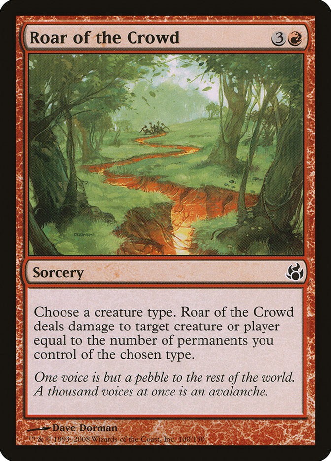 Roar of the Crowd [Morningtide] | Card Citadel