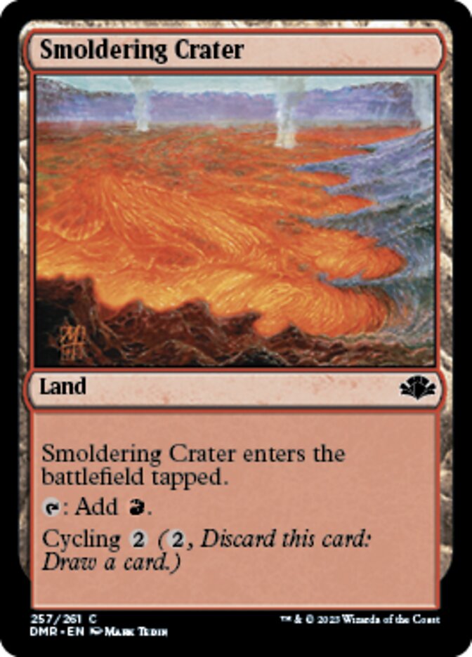 Smoldering Crater [Dominaria Remastered] | Card Citadel