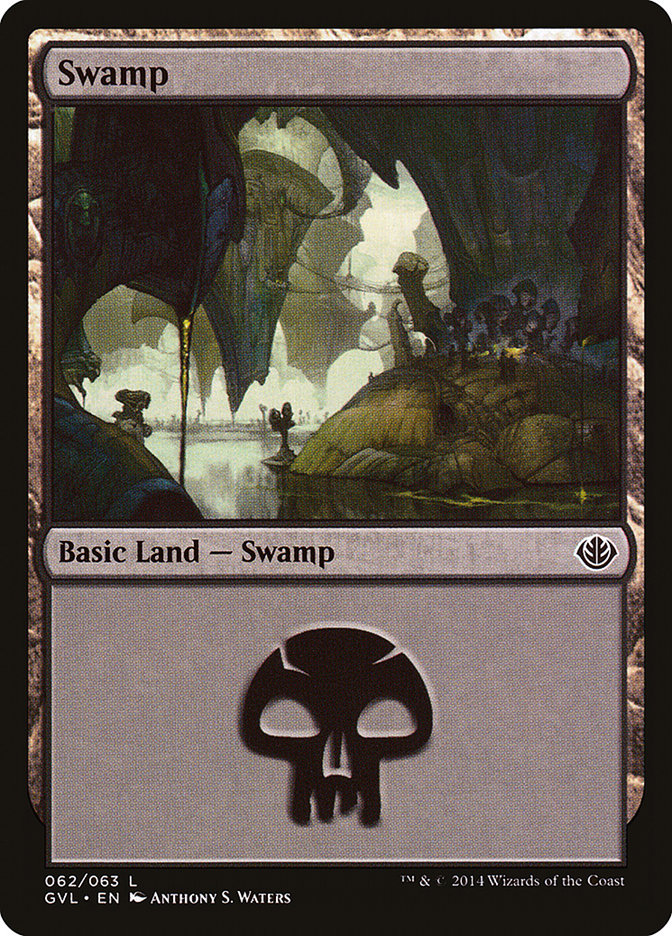 Swamp (62) (Garruk vs. Liliana) [Duel Decks Anthology] | Card Citadel