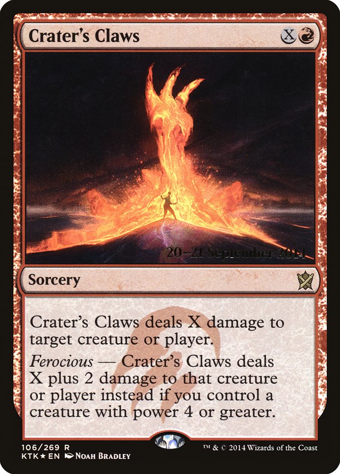 Crater's Claws [Khans of Tarkir Promos] | Card Citadel