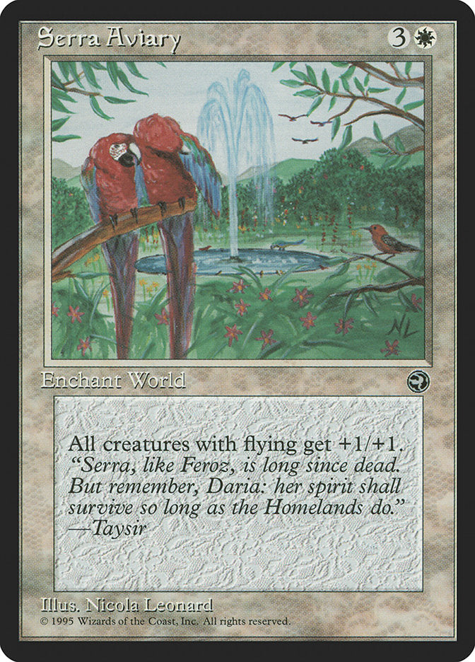 Serra Aviary [Homelands] | Card Citadel