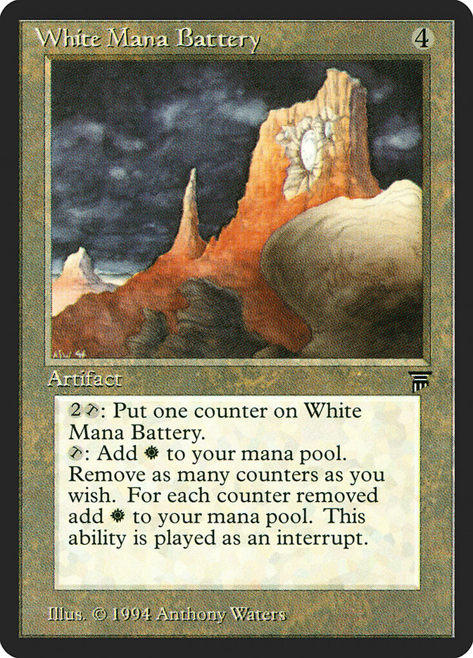 White Mana Battery [Legends] | Card Citadel