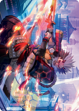 Isshin, Two Heavens as One 2 Art Card [Kamigawa: Neon Dynasty Art Series] | Card Citadel